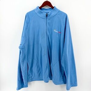 Team 365 Walmart People Lead Fleece Jacket Blue Full Zip 3XL Soft TT90 3X Plus